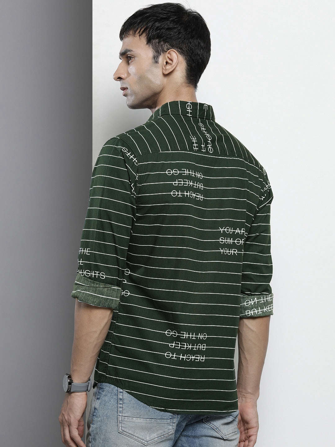 Shop Men Striped Shirt Online.