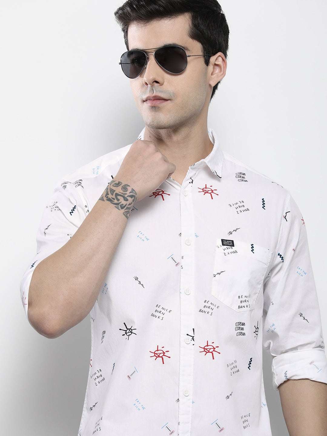 Shop Men Printed Shirt Online.