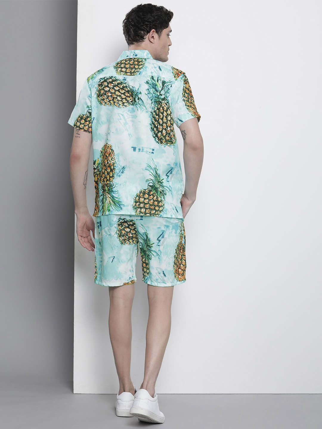 Men's Tropical Printed Viscose Coords