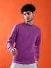 Shop Men's Solid Regular Fit Sweatshirt Online.