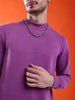 Shop Men's Solid Regular Fit Sweatshirt Online.
