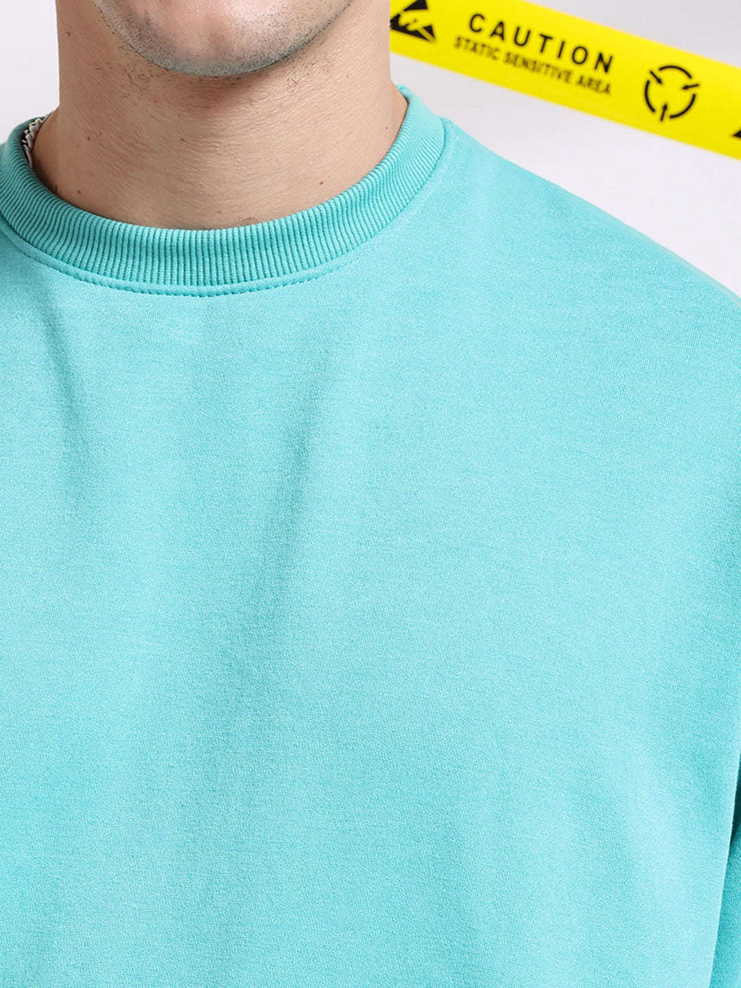 Shop Men's Solid Oversized Sweatshirt Online.