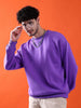 Shop Men's Solid Oversized Sweatshirt Online.