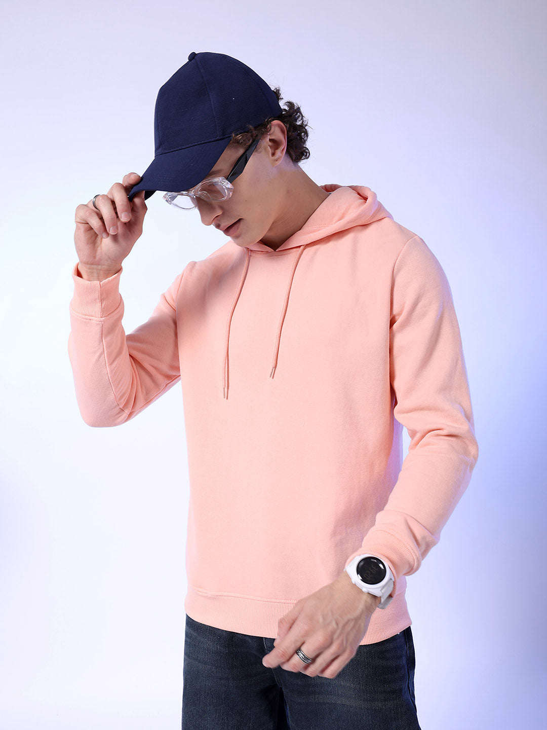 Shop Men's Solid Regular Fit Sweatshirt Online.