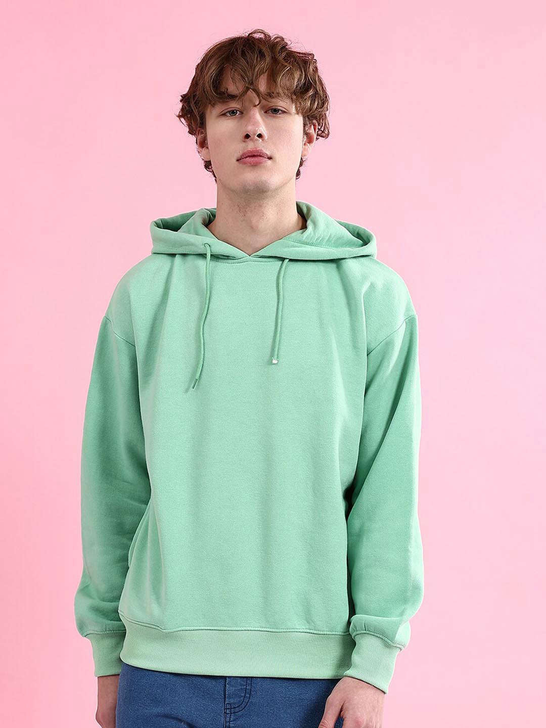 Shop Men's Solid Oversized Sweatshirt Online.