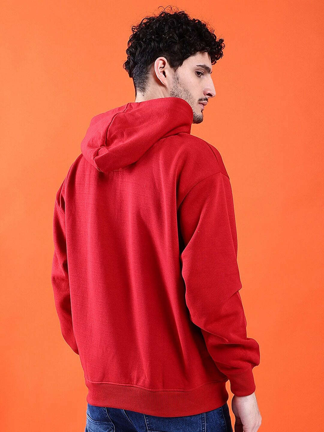 Shop Men's Solid Oversized Sweatshirt Online.