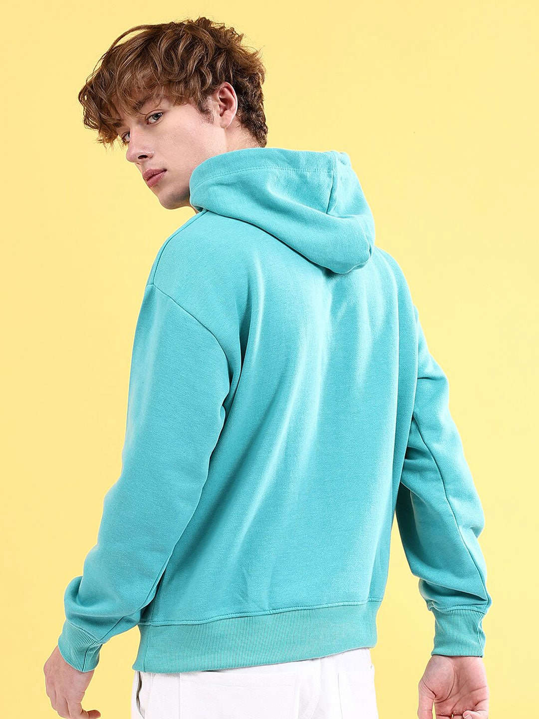 Shop Men's Solid Oversized Sweatshirt Online.