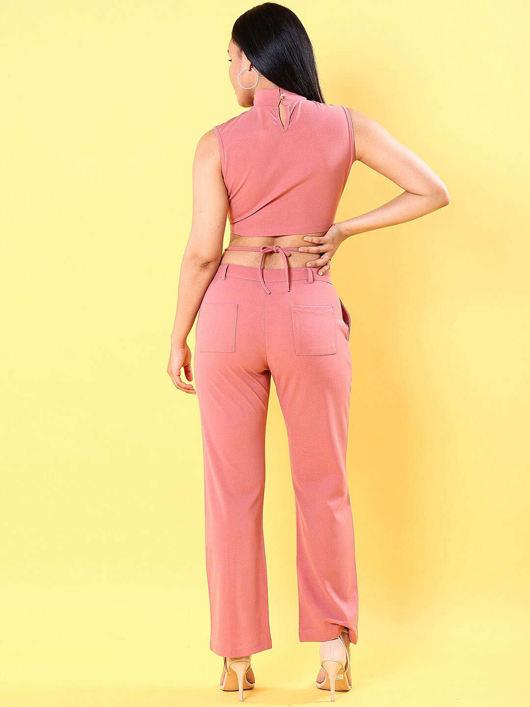 Shop Women Tie Up Co-Ord Set Online.