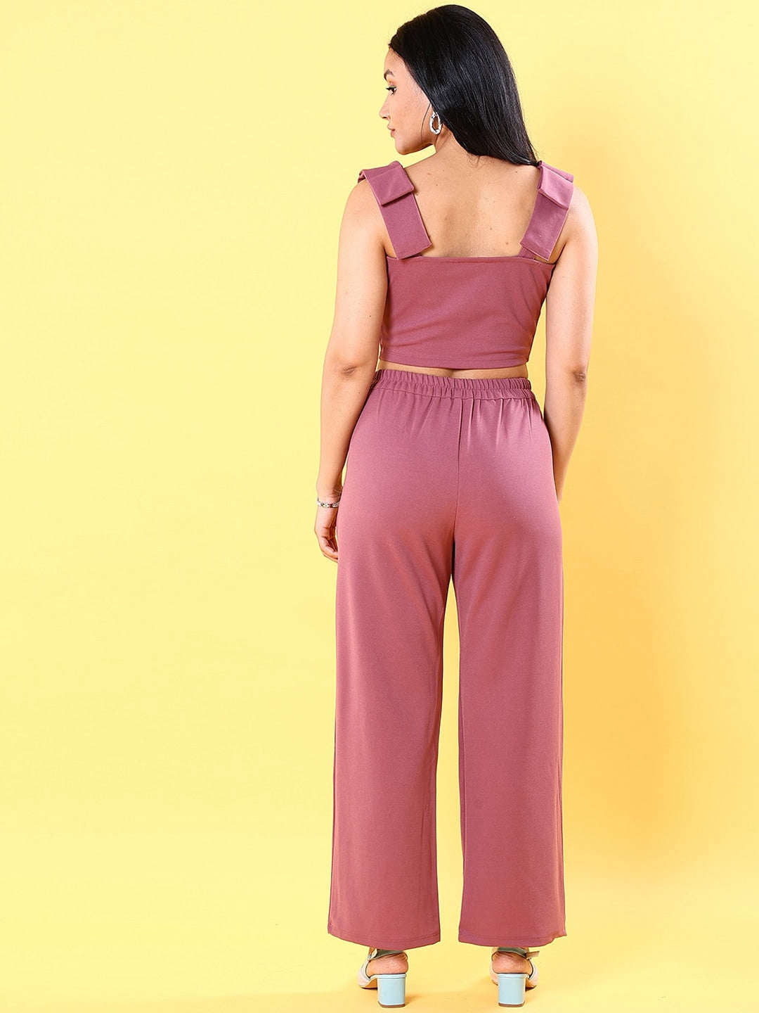 Shop Women Tie Up Co-Ord Set Online.