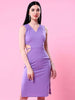 Shop Women Waist Cut Out Tie Up Bodycon Dress Online.