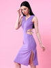 Shop Women Waist Cut Out Tie Up Bodycon Dress Online.