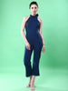 Shop Women One Shoulder Tie Up Jumpsuit Online.