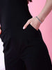 Shop Women Fitted One Shoulder Flare Jumpsuit Online.