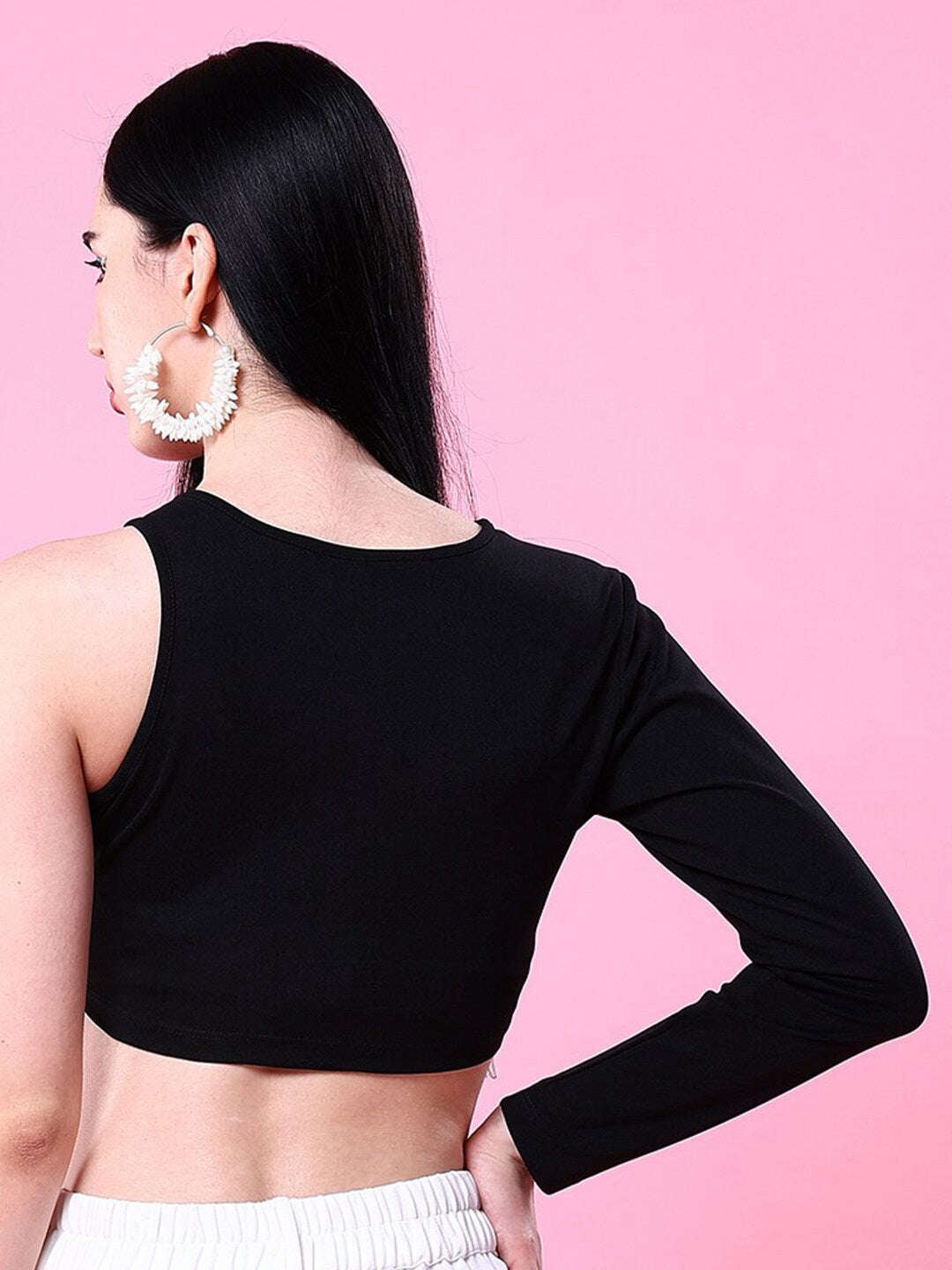 Shop Women Embellished Fitted Crop Top Online.