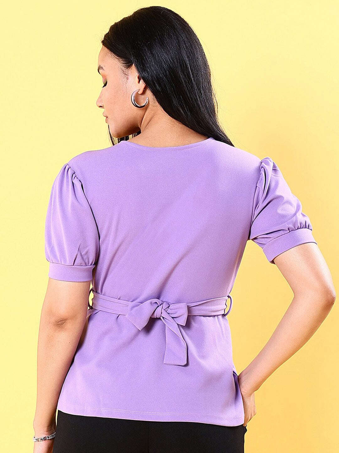 Shop Women V Neck Peplum Top Online.