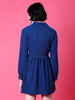 Shop Women Corduroy Elasticated V-Neck Dress Online.