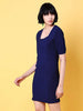 Shop Women Fitted Corduroy Puff Sleeve Dress Online.