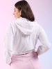 Shop Women Corduroy Hooded Jacket Online.