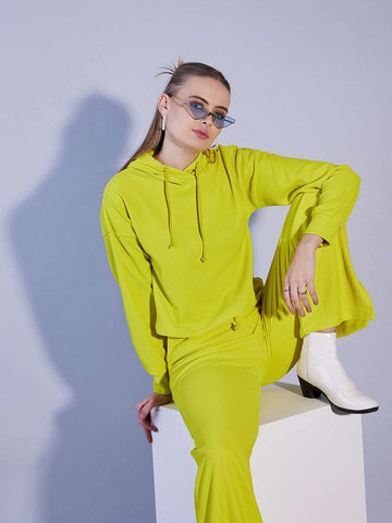 Shop Women Solid Co-Ords Set Online.