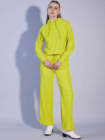 Shop Women Solid Co-Ords Set Online.