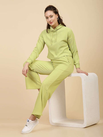 Shop Women Solid Co-Ords Set Online.