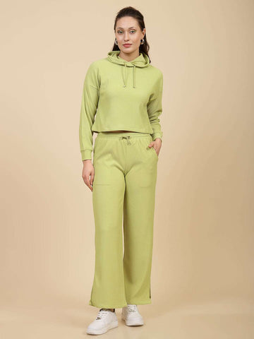 Shop Women Solid Co-Ords Set Online.