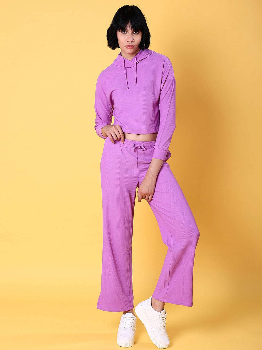 Shop Women Corduroy Co-Ord Set Online.