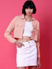 Shop Women Patch Pocket Corduroy Crop Shirt Online.