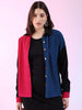 Shop Women Boxy Corduroy Colorblock Shirt Online.