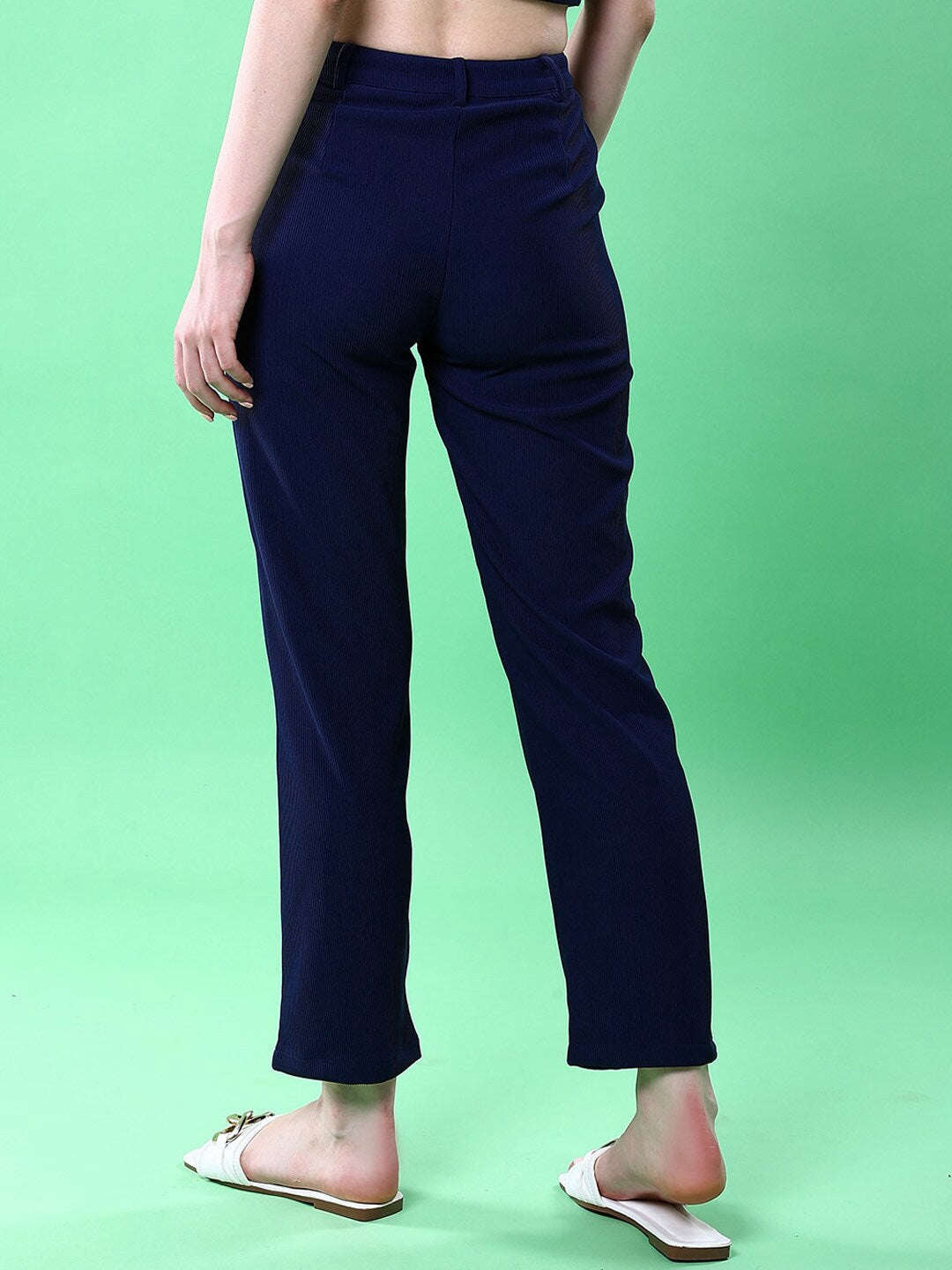 Shop Women Cut And Sew Tapered Corduroy Pant Online.