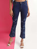 Shop Women Butterfly Printed Bootcut Denim Jeans Online.