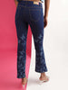 Shop Women Butterfly Printed Bootcut Denim Jeans Online.