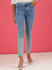 Shop Women Rag Wash Skinny Fit Denim Jeans Online.