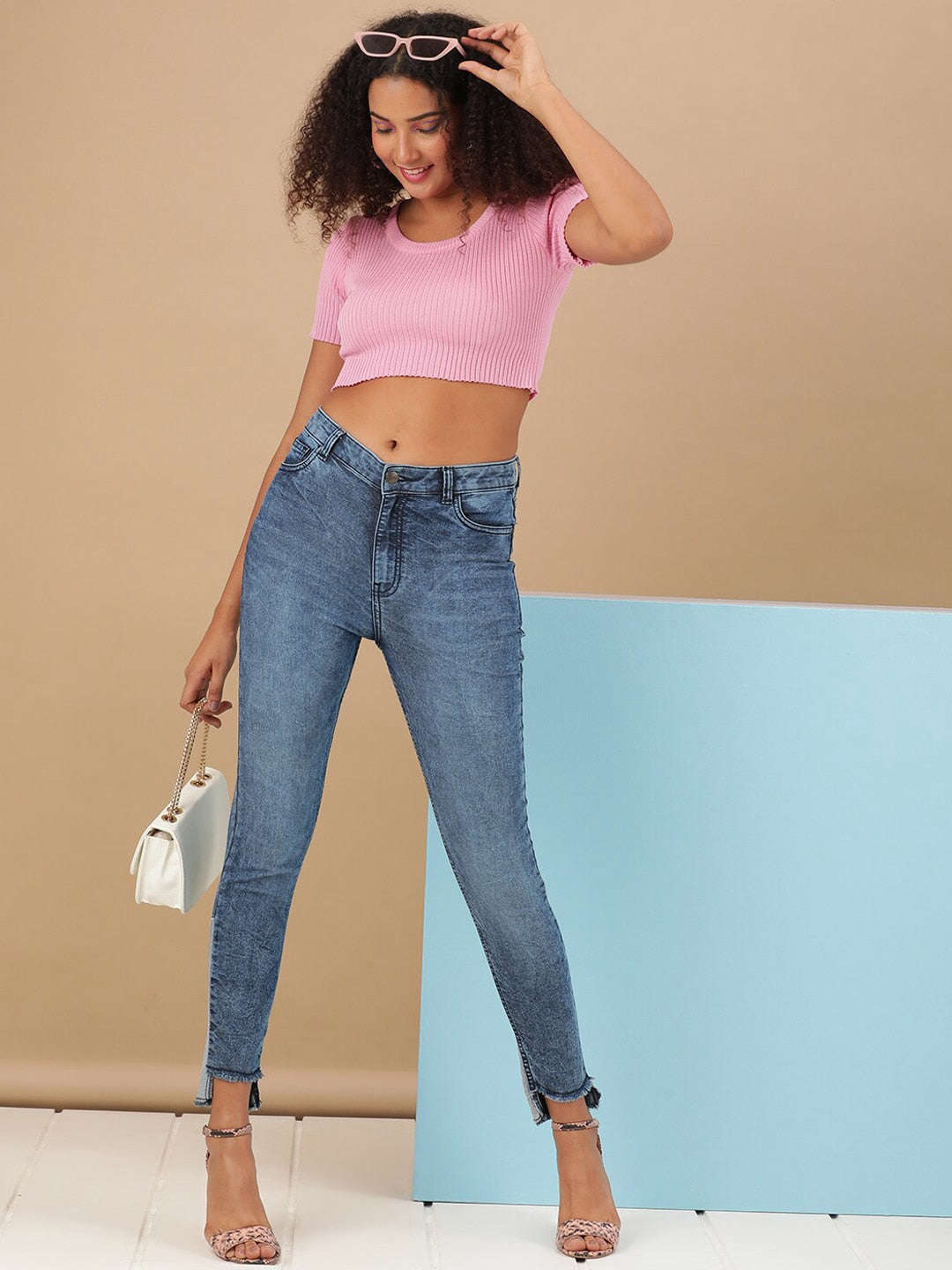 Shop Women Slim Fit Jeans Online.