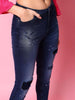 Shop Women Distressed Slim Fit Jeans Online.