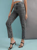Shop Women Rag Wash Straight Fit Denim Online.
