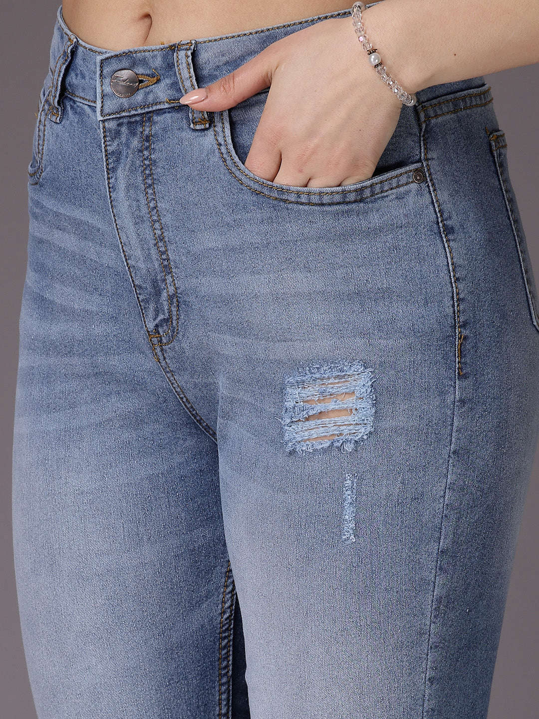 Shop Women Straight Fit Jeans Online.