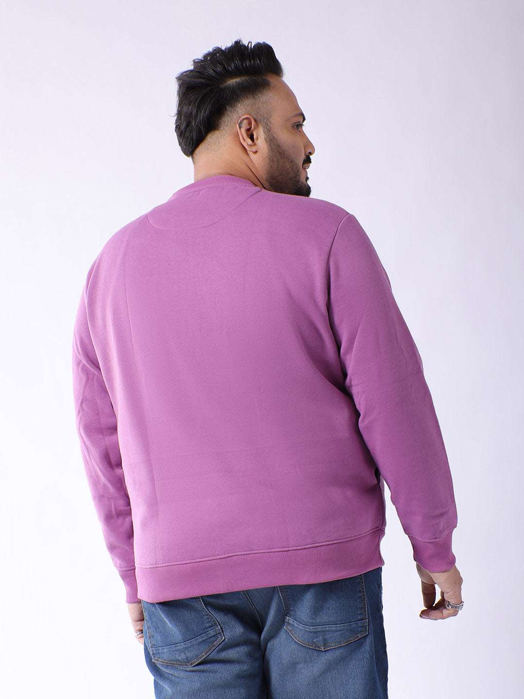 Shop Men's Solid Plus Size Sweatshirt Online.