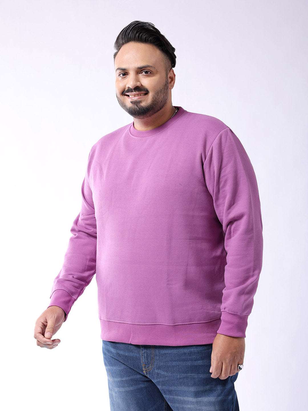 Shop Men's Solid Plus Size Sweatshirt Online.