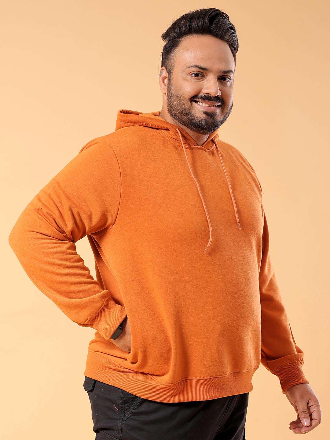 Shop Men's Solid Plus Size Sweatshirt Online.