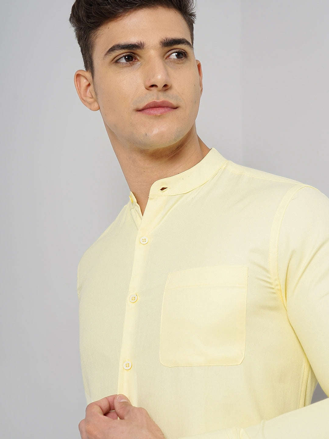 Shop Men Slim Fit Luxe Formal Shirt Online.