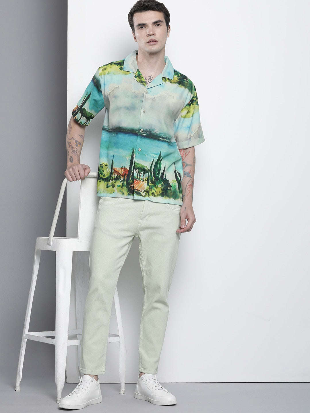 Shop Men Printed Shirt Online.