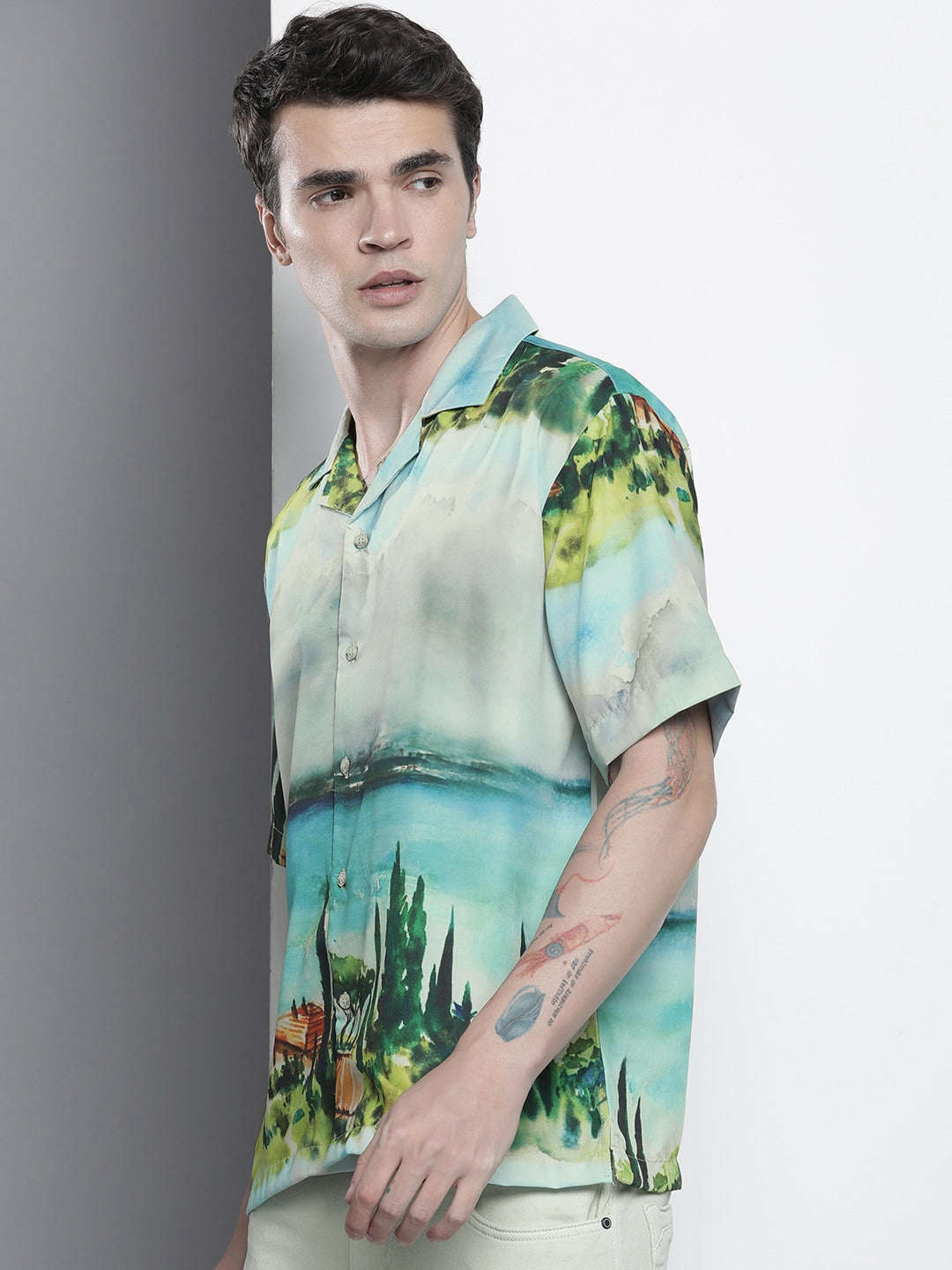 Shop Men Printed Shirt Online.