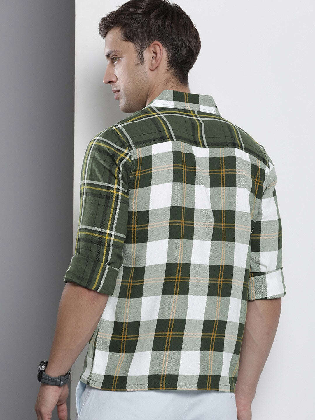 Shop Men Checkered Shirt Online.