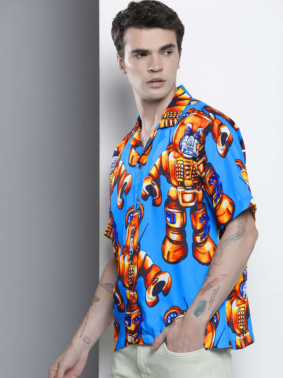 Shop Men Printed Shirt Online.