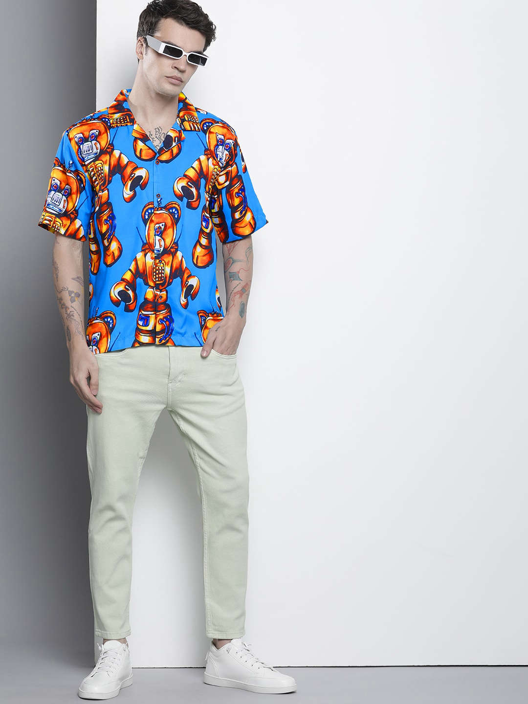 Shop Men Printed Shirt Online.