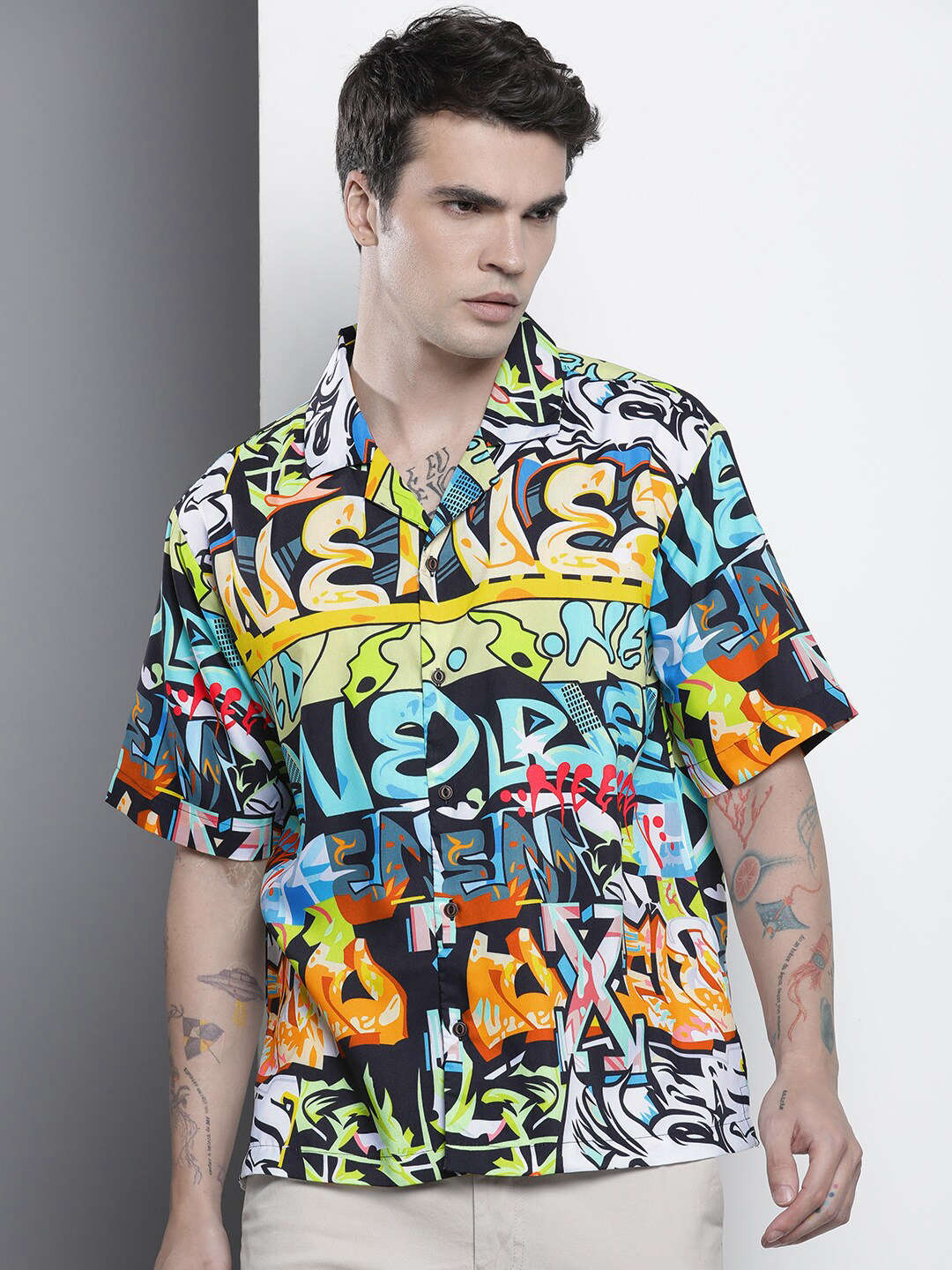 Shop Men Printed Shirt Online.