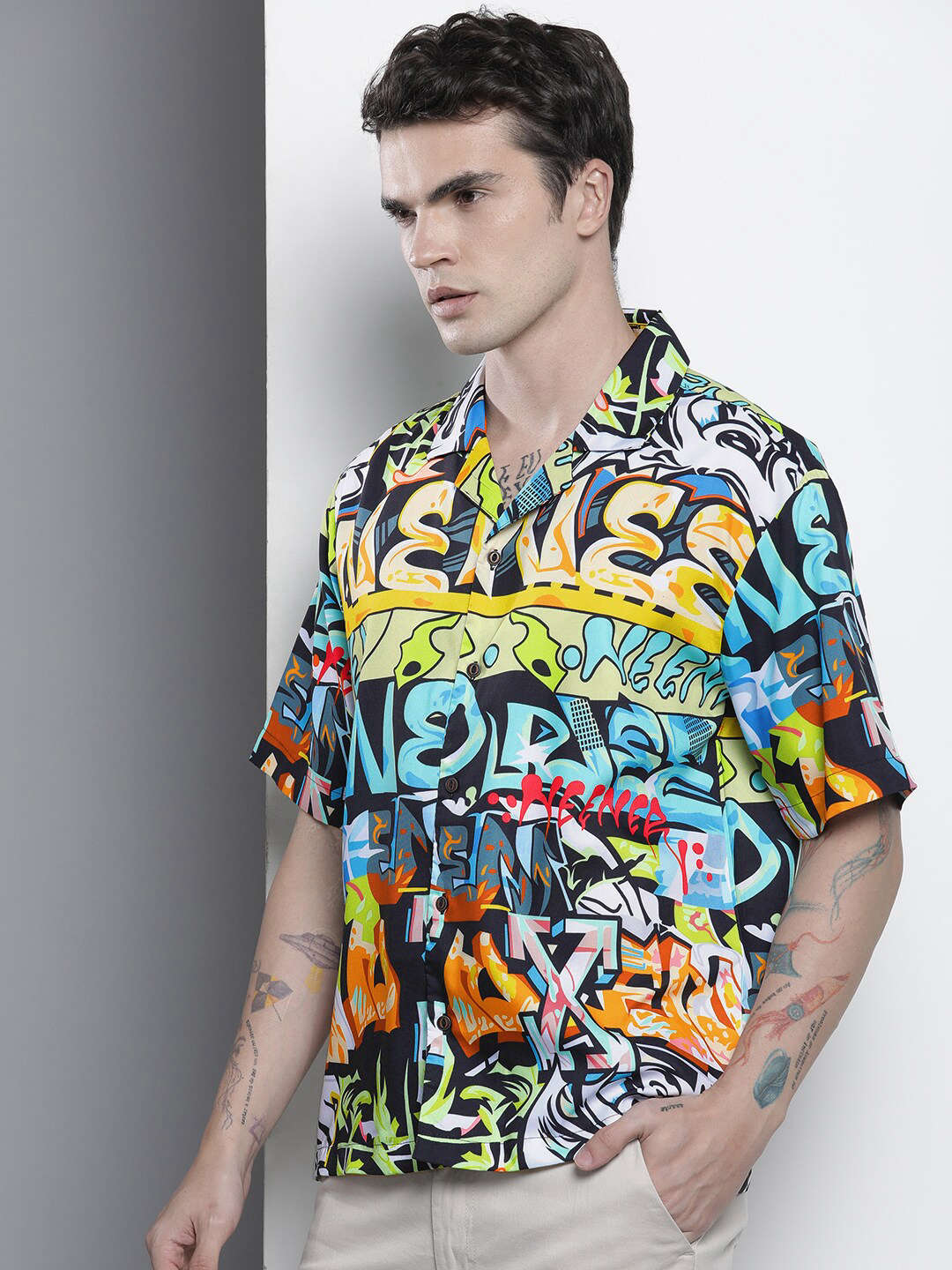 Shop Men Printed Shirt Online.