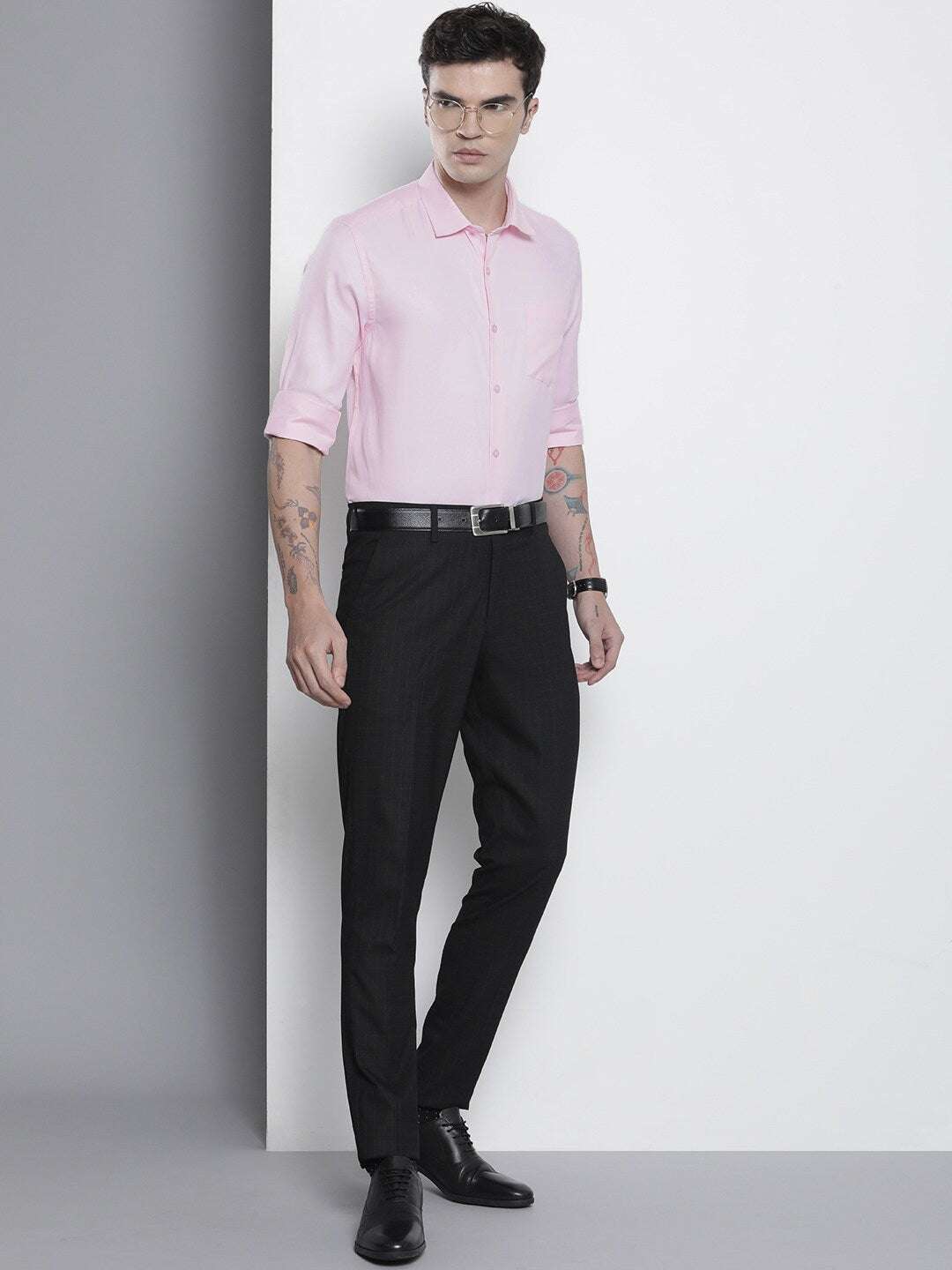 Shop Men Slim Fit Luxe Formal Shirt Online.