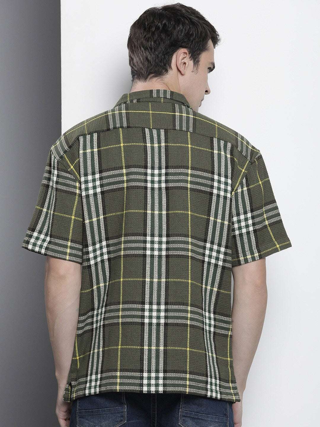 Shop Men Checked Shirt Online.